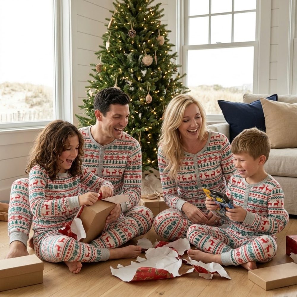 Famille assortie – jacquard nordique